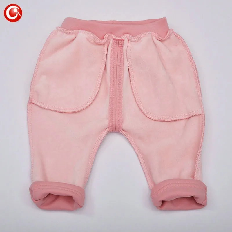 7-24M Baby Winter Tights For Boys Warm Plushed Kids PP Pants For Girls Infantil Bebes Thicken Trousers Clothes 2016 (9)