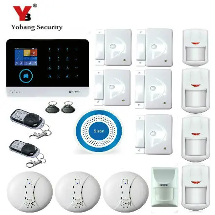 Yobang Security Android IOS APP Control WIFI Wireless Indoor Siren APP Remote Control Alarm System Wireless Smoke Detector цена Yobang Security Android IOS APP Control WIFI Wireless Indoor Siren APP Remote Control Alarm System Wireless Smoke Detector цены онлайн