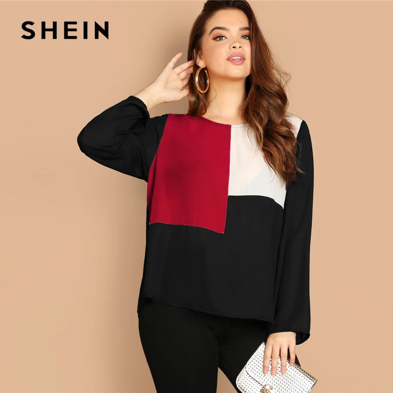 shein plus size shirts