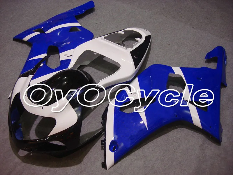 

For Suzuki 01-03 GSXR600 GSXR750 K1 K2 GSXR 600 750 Injection Motorcycle ABS Fairing Bodywork Kit 2001 2002 2003 Blue White