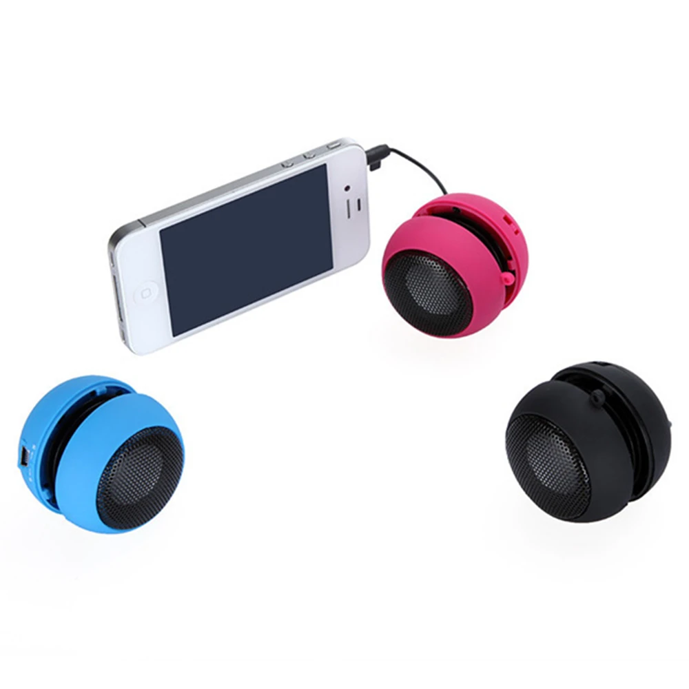 Mini Portable Super Bass Colum Speakers Spinner Musical Stereo Audio Music MP3 Player For Mobile Phone Tablet Hamburger Speaker