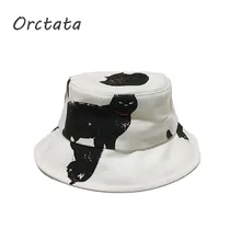 Летняя белая унисекс хлопковая Панама для рыбалки Женская Мужская Весенняя кошка животные для путешествий на открытом воздухе плоская кепка походная Защитная Солнцезащитная шляпа