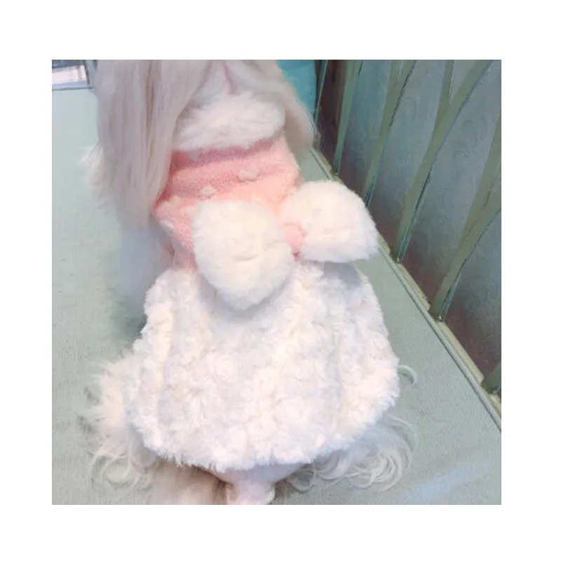 

Pet Dog Clothes Winter Coat For Small Dog Pug Poodle Teddy Puppy Princesses Fleece Jacket Clothing Outwear Costume Overalls