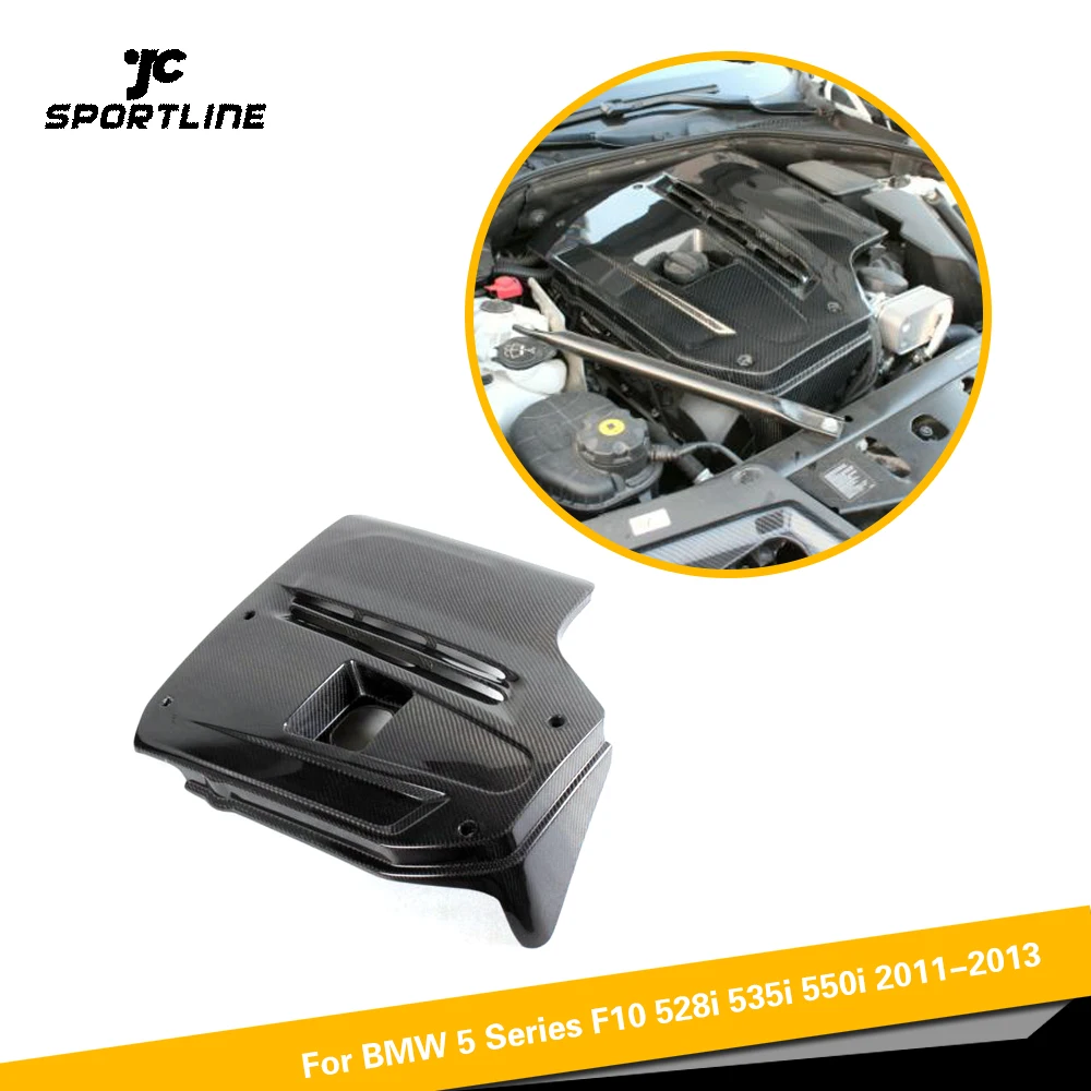 Накладка на капот двигателя из углеродного волокна для BMW 5 серии F10 528i 535i 550i 2011