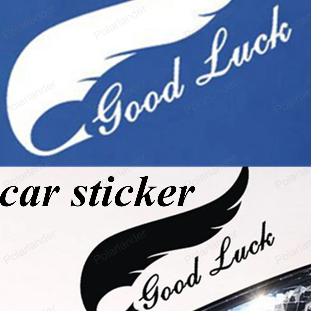 new arrival Good Luck scratches stickers vinyl decal sticker reflective