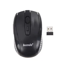 Free Shipping 2.4GHz 6D 2400 DPI Optical Wireless Gaming Mouse USB Receiver Mice Cordless Game Computer PC Laptop Mice