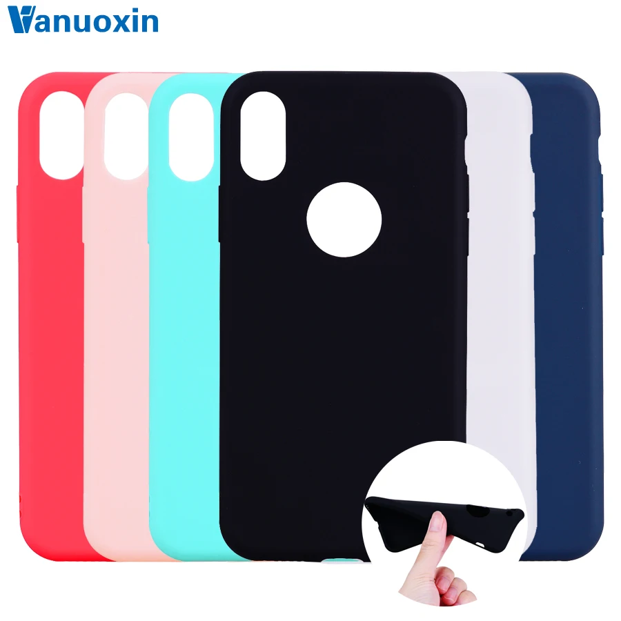 

Silicone Case on for iPhone 5 5S 6 6s 7 8 Plus X XR XS Max case Soft TPU Back Cover For Coque iPhone 7 XS Phone case cover shell