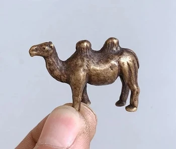

Antique bronze carving pieces, solid brass, camel little ornaments