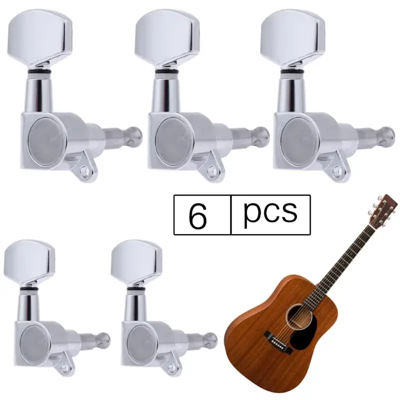 6 Pieces Acoustic Guitar Heads Knobs Guitar String Guitar Tuning Peg