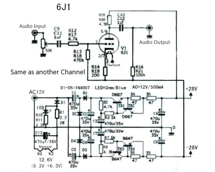 Aiyima Tube Amplifiers Audio board Amplificador Pre-Amp Audio Mixer 6J1 Valve Preamp Bile Buffer Diy Kits 11