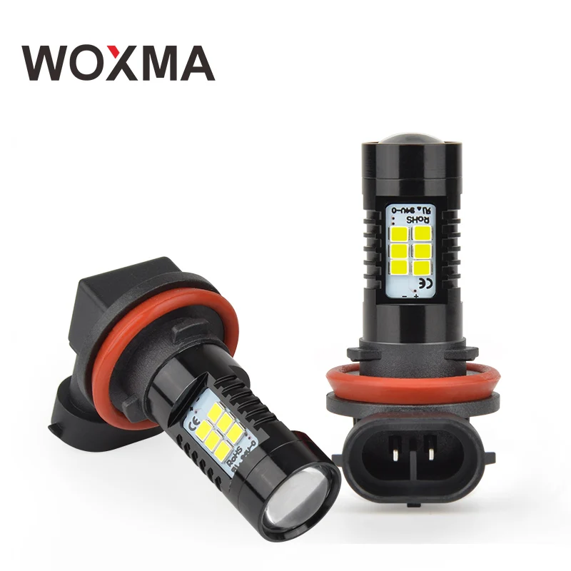 

H11 LED H8 Bulb HB3 HB4 9005 9006 H10 H9 Car Light Lamp 12V Auto Accessories 21SMD 2835 Chips 6000K White Car Styling WOXMA