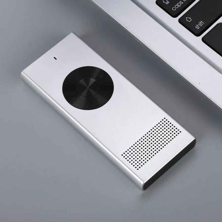 

language translator Portable AI Smart Voice Global Business Travel Real Time Translator 42 Multi-language Silver instant