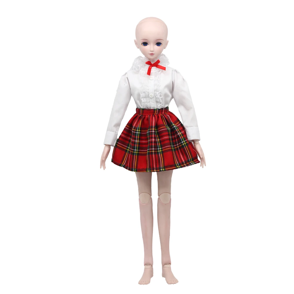 BJD Одежда для куклы платье для девочки подходит 60 см 1/3 BJD кукла модная плиссированная юбка \ рубашка \ вязаный кардиган игрушки подарок