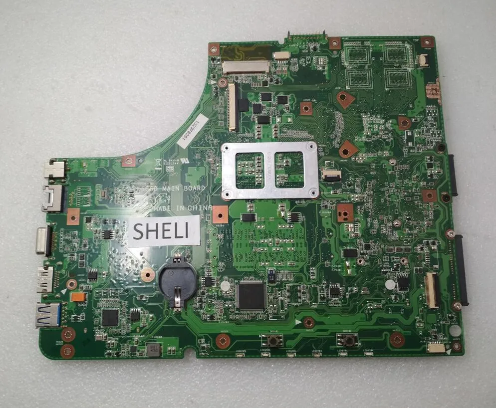 SHELI для Asus A53E A53S K53E K53S K53SD Rev 2,3 основная материнская плата для ноутбуков ПК материнская плата X53E тест хорошая работа