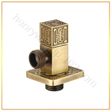 L15590-Роскошные Настенные бронза Цвет M1/"-M1/2" латунный угловой вентиль