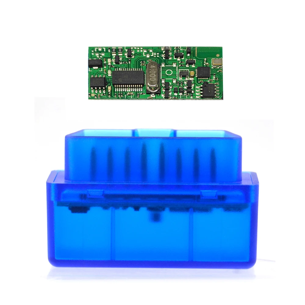 Автомобильный диагностический мини сканер OBD2 Eml327 V1.5 25k80 Bluetooth адаптер для Android/ПК
