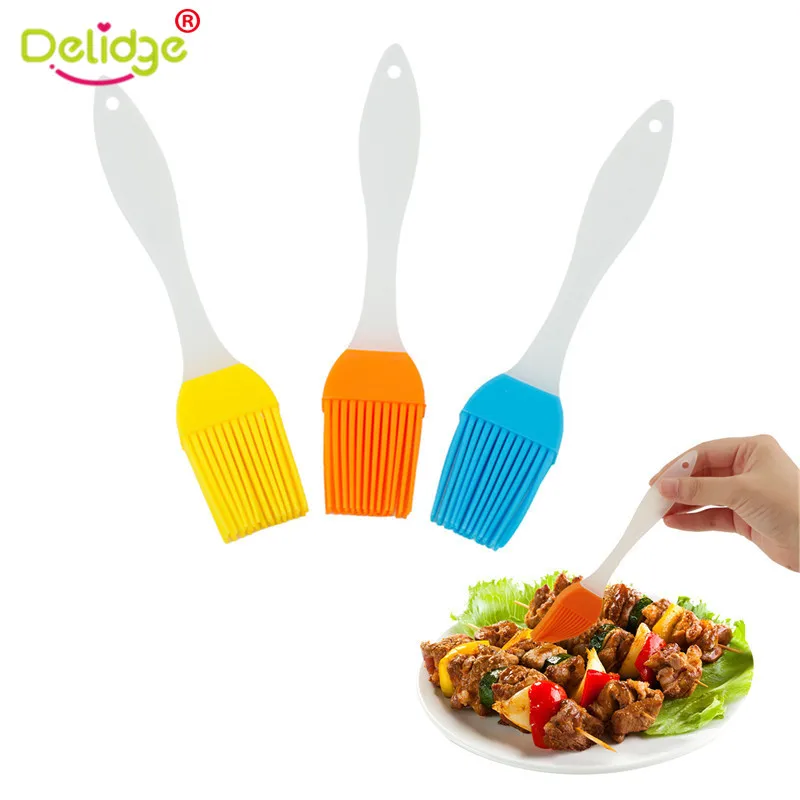 

3pcs/set Silicone Pastry Brush Baking Bakeware BBQ Cake Pastry Bread Oil Cream Cooking Basting Tools Kitchen Accessories