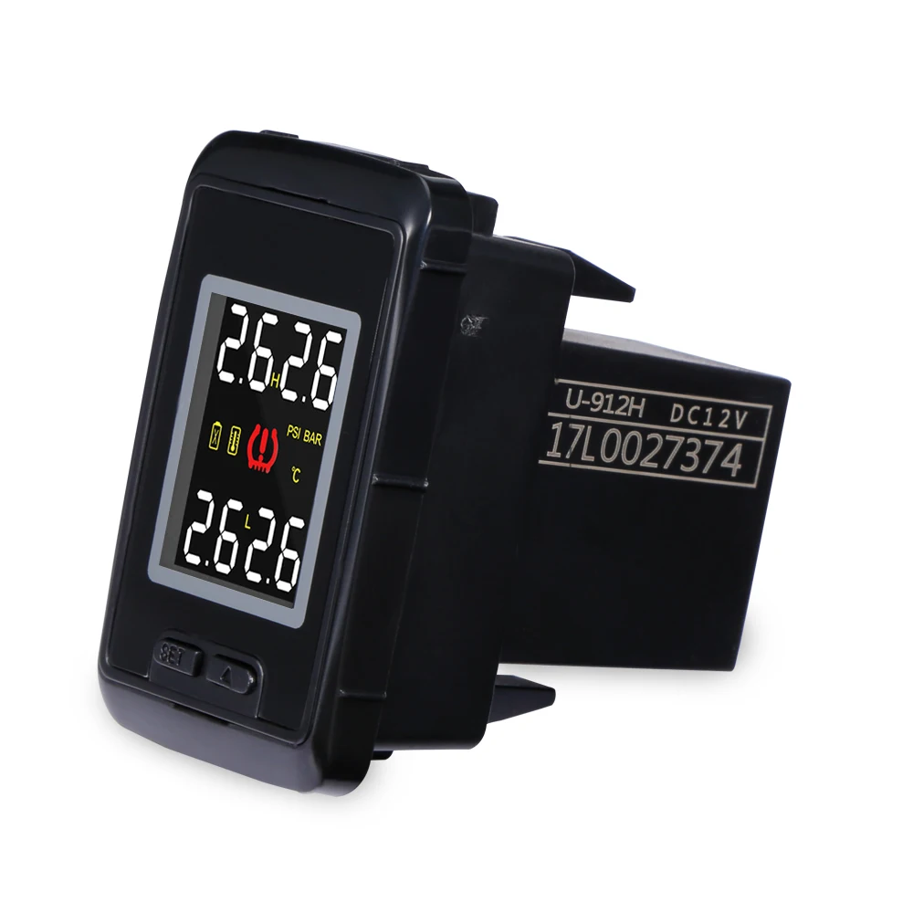 

Pershn U912 Wireless TPMS Sensor Car Tire Pressure Monitor System With 4 External Sensors Temperature Digital Display For TOYOTA