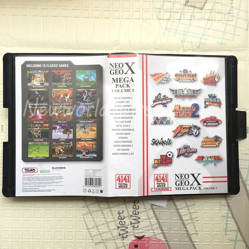 NEOGEO X Mega Pack Vol 1 включает обновление прошивки 500 с новыми функциями для GOLD system Handheld 15