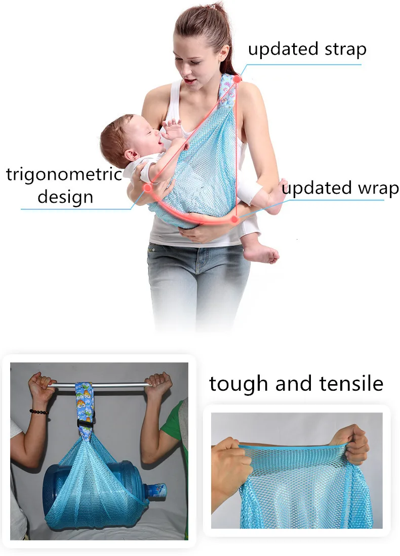 Слинг для переноски Обёрточная бумага слинг для переноски слинг комфортно Уход Обложка для маленьких детей Детские Рюкзаки Переноски
