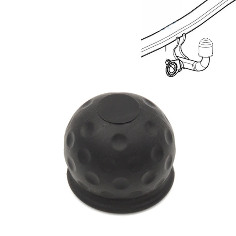 

Universal 52mm Tow Bar Ball Cover Cap Towing Hitch Caravan Trailer Protection