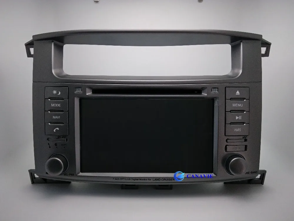 Perfect 7" Android Car Audio Radio DVD GPS Navigation Central Multimedia for LC100 Toyota Land Cruiser 100 2002 2003 2004 2005 2006 2007 2