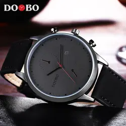 Doobo Спорт Кварцевые часы Для мужчин лучший бренд класса люкс известный модные кожаные Наручные Для мужчин часы мужской часы hodinky Relogio Masculino