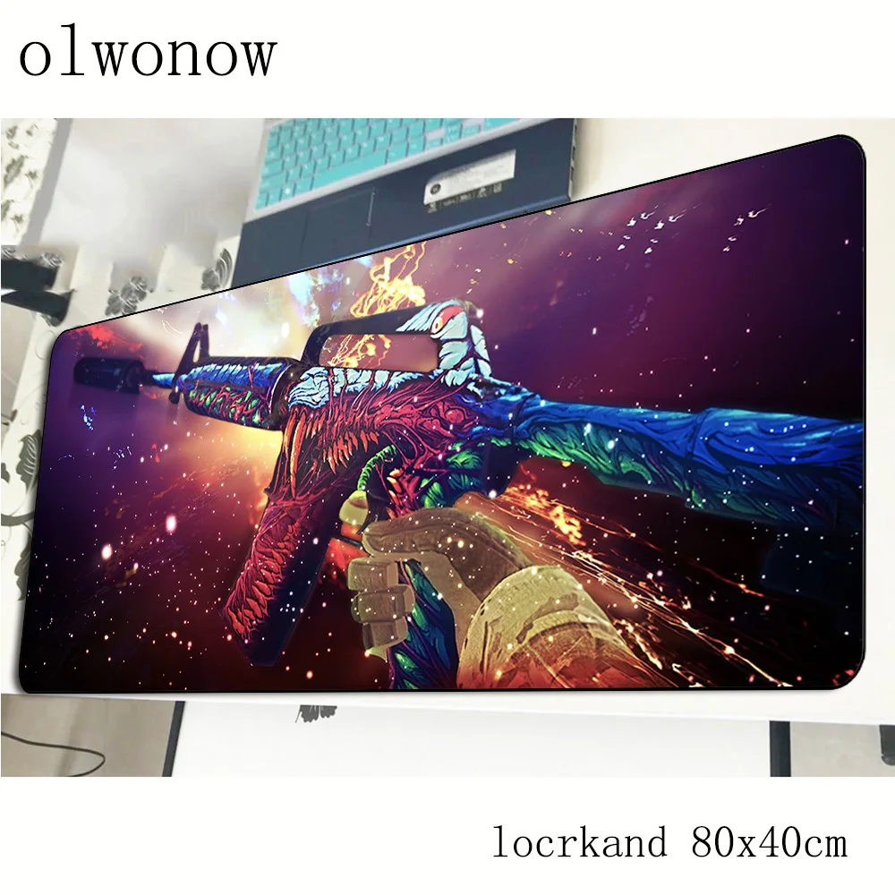 Коврик для мыши csgo 800x400x3 мм игровой коврик большой компьютерный Настольный с