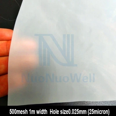 NuoNuoWell 1 м ширина 80-500Mesh пищевой нейлоновый сетчатый фильтр ткань DIY микрон вино пиво ПИВОВАРЕНИЕ чай фильтр с сеткой - Цвет: 500MESH