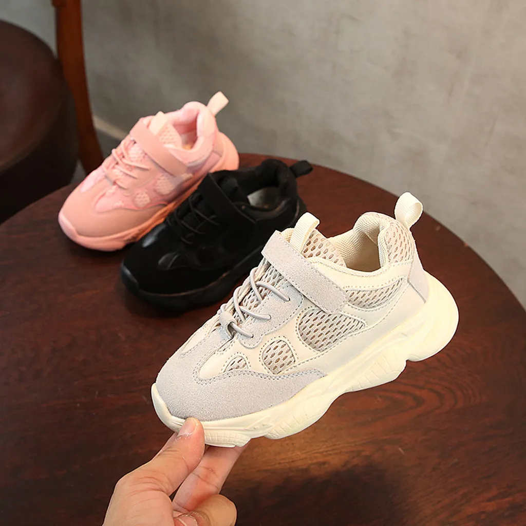 

Sneakers Kids Breathable Baby Girls Boys Toddler Shoes Infant Casual Running Shoes Soft Bottom Comfortable Children Sneaker