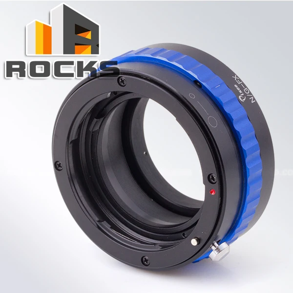 PRO Lens Adapter Suit For Nikon G to Fujifilm X Camera(Blue)