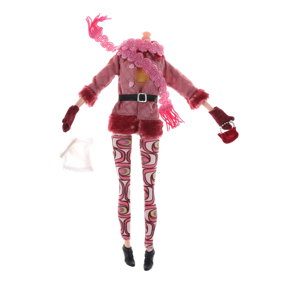 

1Set Winter Coat Top Pants Clothing Outfit Accessory for Dolls Doll Clothes New Arrival