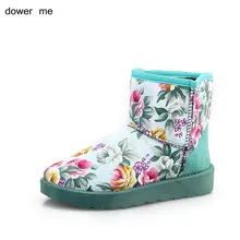 dower me 2017 winter fashion ladies wear snow boots warm shoes home shoes female boots women’s shoes sizes 36-40