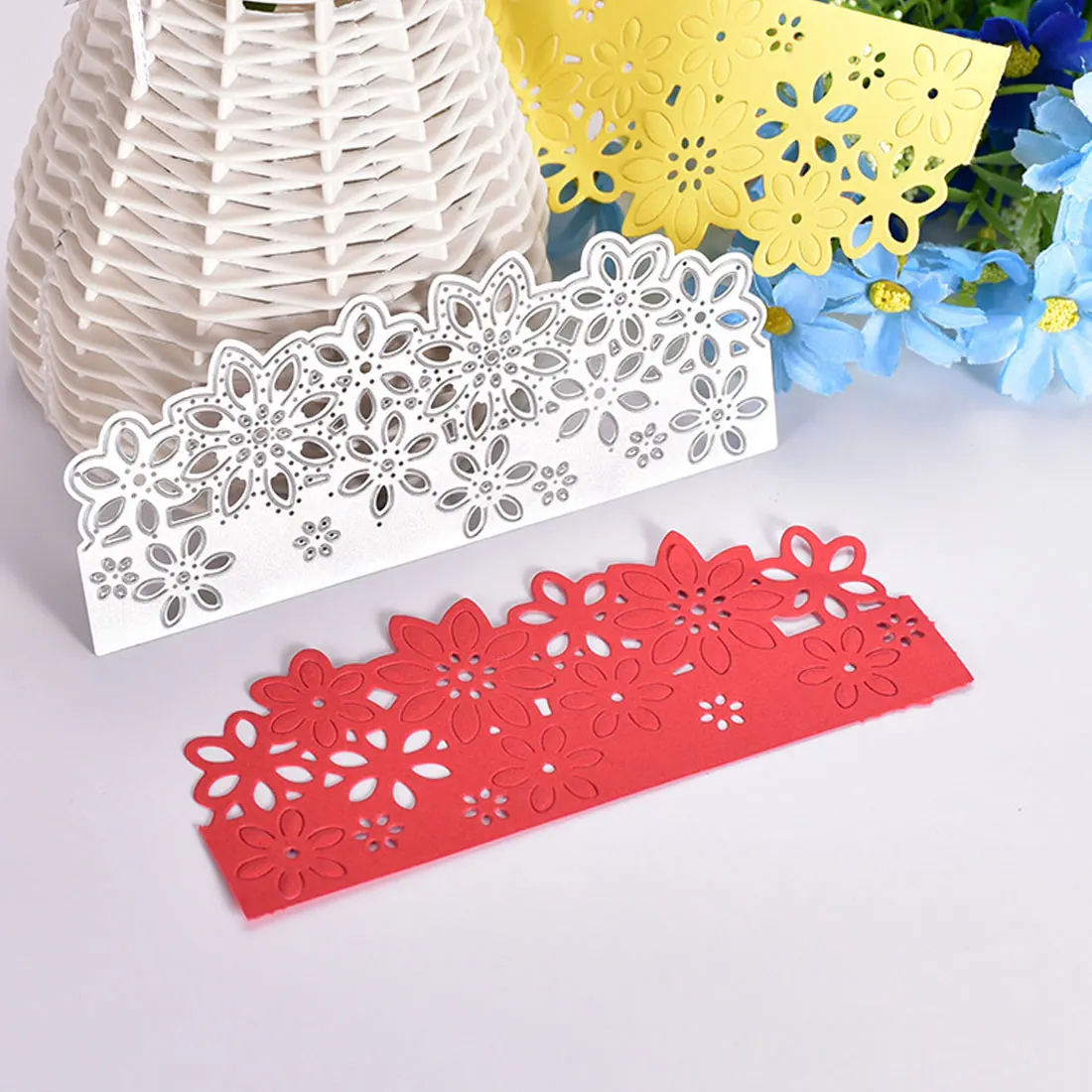  Dies scrapbooking Cutting Dies Invitation Card Lace Metal Stencils for DIY Scrapbooking Decorative  - 32878145363