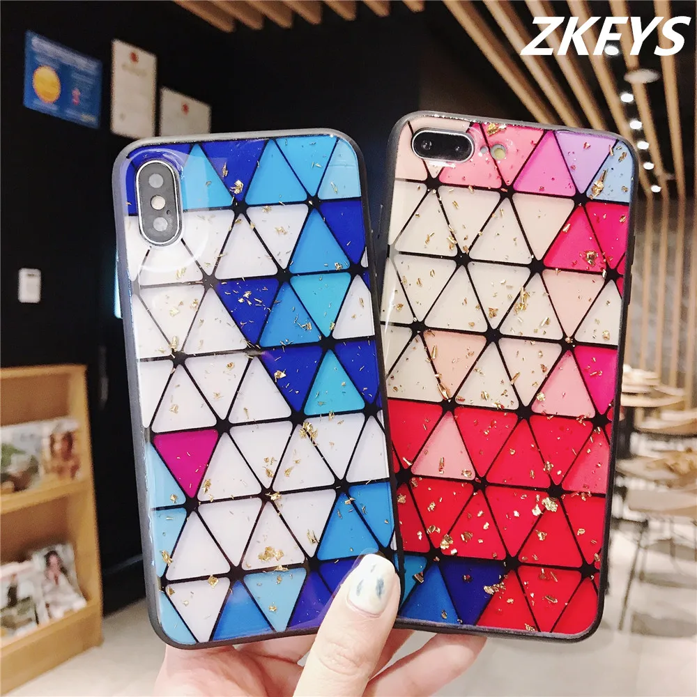 

ZKFYS Soft TPU Silicone Shockproof Case For iPhone 8 7 6 6s Plus Bling Glitter Phone Case For iPhone X XS MAX XR Phone Case