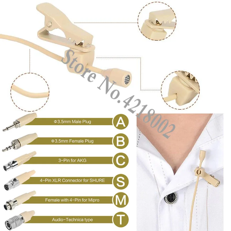 Конденсаторный микрофон для караоке Shure Sennheiser MiPro | Электроника