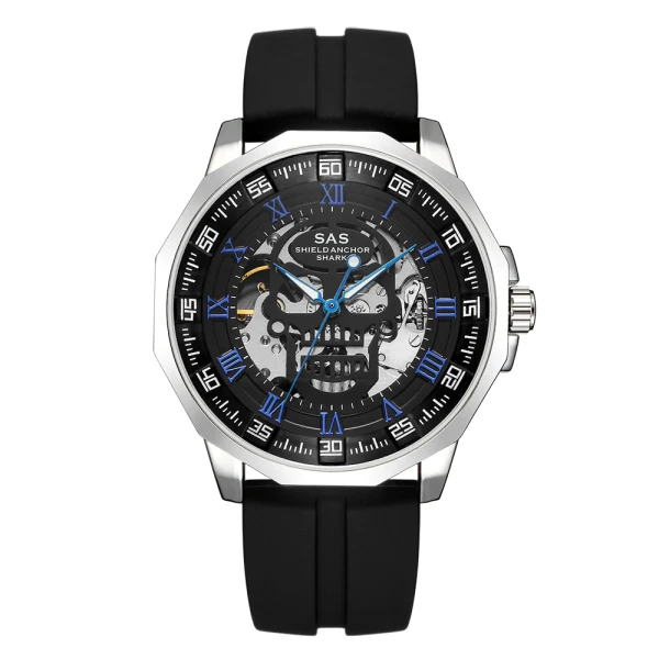 Top Brand Luxury Men Skeleton Mechanical Watch Skull Skeleton Man's Watch  Male Clock relogio masculino reloj hombre 