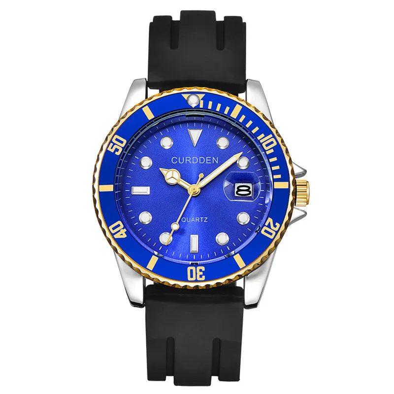 

CURDDEN Creative Green Dial Watch Men With Calendrier Relogio Masculino Man Watches Top Brand Luxury Suitable Everyone@60