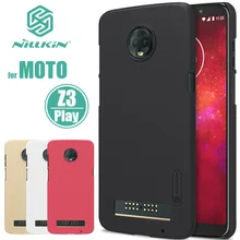 Чехол Nillkin для Moto Z3 для Moto Z3 Play матовый щит ПК Жесткий Чехол для задней панели СПС Moto Z3/Z3 Play чехол с подарком