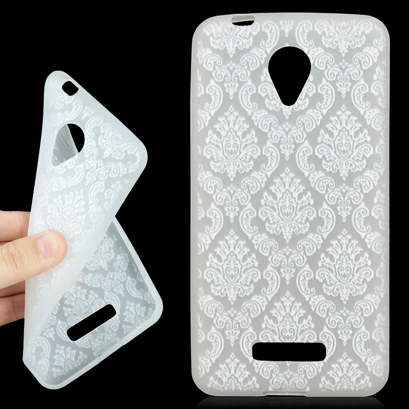 KOC-2169H_1_Luminous Ultra-thin Soft TPU Transparent Cover Case for Micromax Canvas Spark Q380  4.7 inch