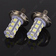 1 шт., новинка, Автомобильный светодиодный светильник H7, Автомобильный светодиодный светильник H7 18 SMD 5050, белый противотуманный Задний сигнал, 18 светодиодный автомобильный светильник, лампа 12 В