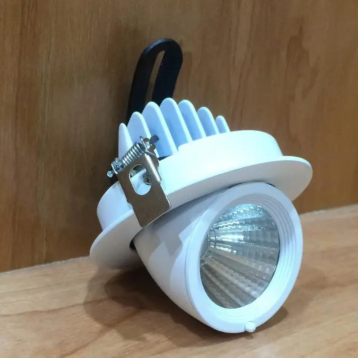 

LED trunk light 110V 220V 230V 240V LED gimbal light 15W COB LED gimble lamp rotatable led downlight Adjustable Indoor Lighting