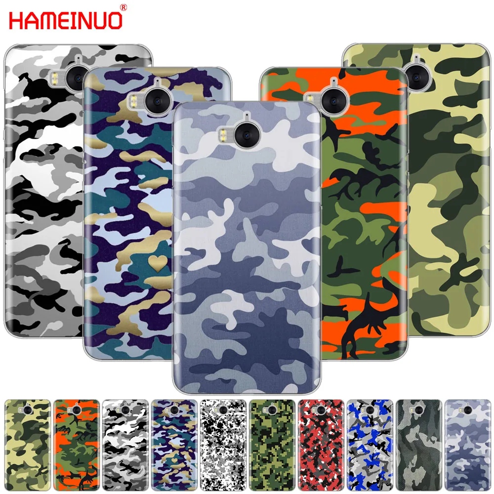

HAMEINUO Camouflage Pattern Camo Army cell phone Cover Case for huawei honor 3C 4X 4C 5C 5X 6 7 Y3 Y6 Y5 2 II Y560 Y7 2017