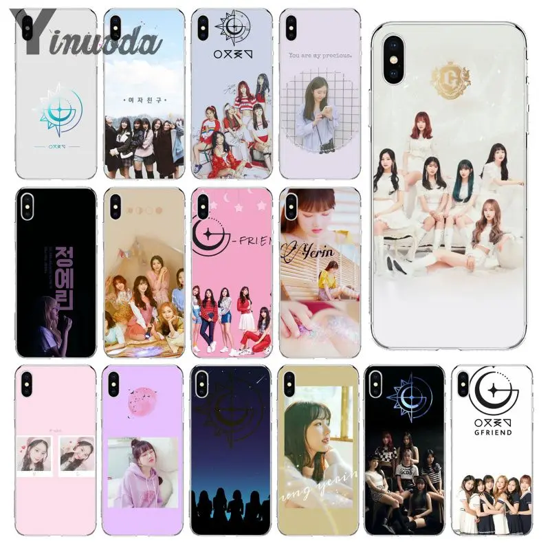 

Yinuoda GFRIEND Newly Arrived Transparent Cell Phone Case for iPhone X XS MAX 6 6s 7 7plus 8 8Plus 5 5S SE XR