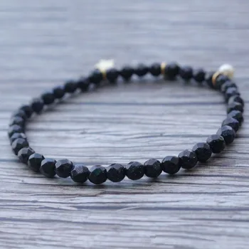 

Small Blue Sand Beads, Mysterious And Delicate, Stainless Steel Star Bracelet, Beautiful Beads Jewelry Gift For Women