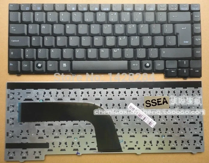 

SSEA New original US Black Keyboard For Asus X51 X51L X51R X51RL X50 Z94G Z94 Free Shipping