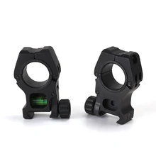 Ohhunt Тактический 2 шт. 1 дюймов 30 мм Уивер Picatinny Сфера Кольца крепление с пузырьковый уровень Охота винтовки монтирует