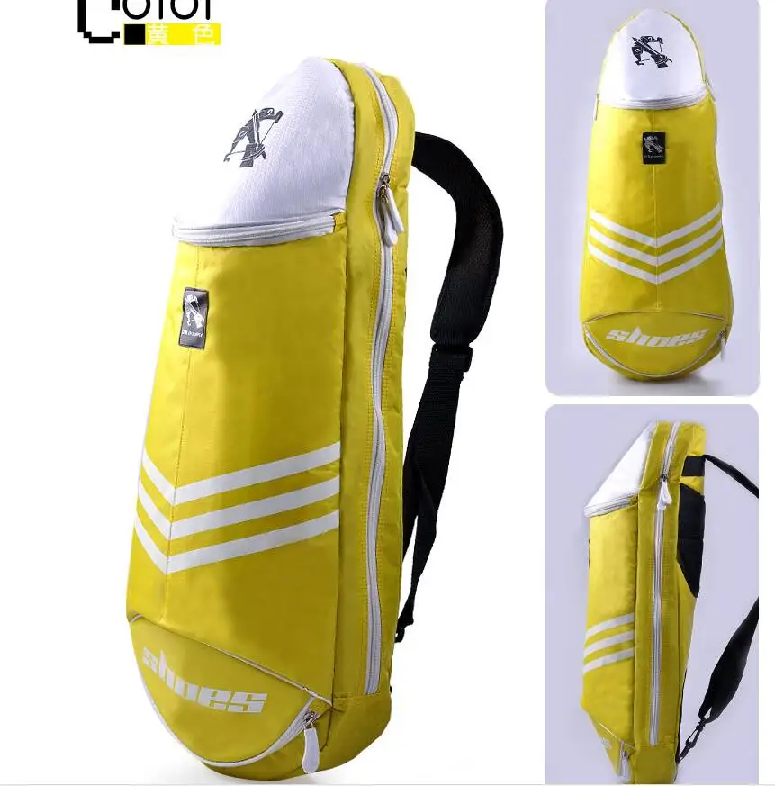 Большой ракетка спортивная сумка бадминтон сумка арбалет водонепроницаемый многослойное размещение Теннисная ракетка лавсан сумка на плечо