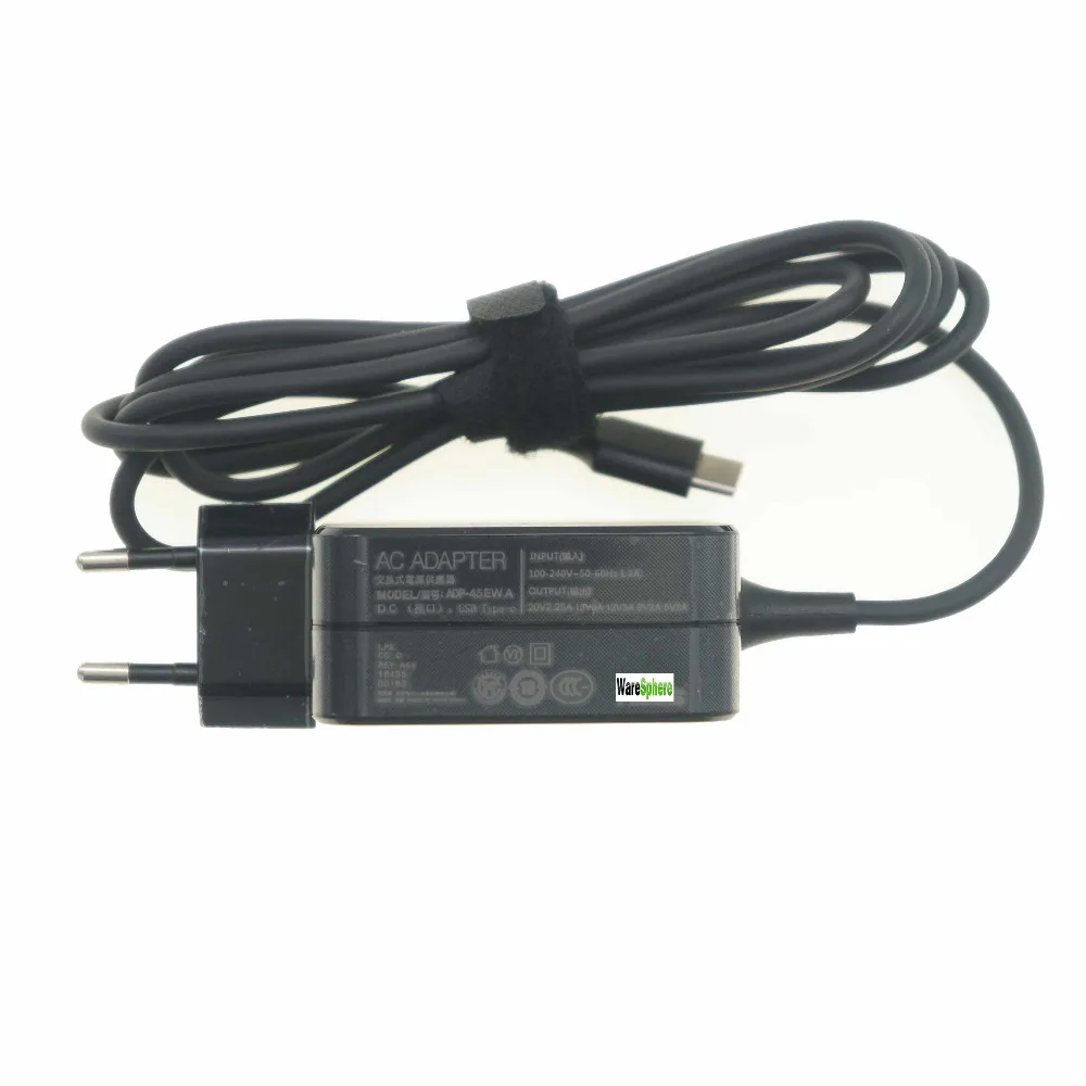 New 45W 20V 2.25A Type C USB-C Laptop Mobile Phone Power Adapter Charger for Lenovo Asus HP Dell Xiaomi Huawei ADP-45EW A New 45W 20V 2.25A Type C USB-C Laptop Mobile Phone Power Adapter Charger for Lenovo Asus HP Dell Xiaomi Huawei ADP-45EW A