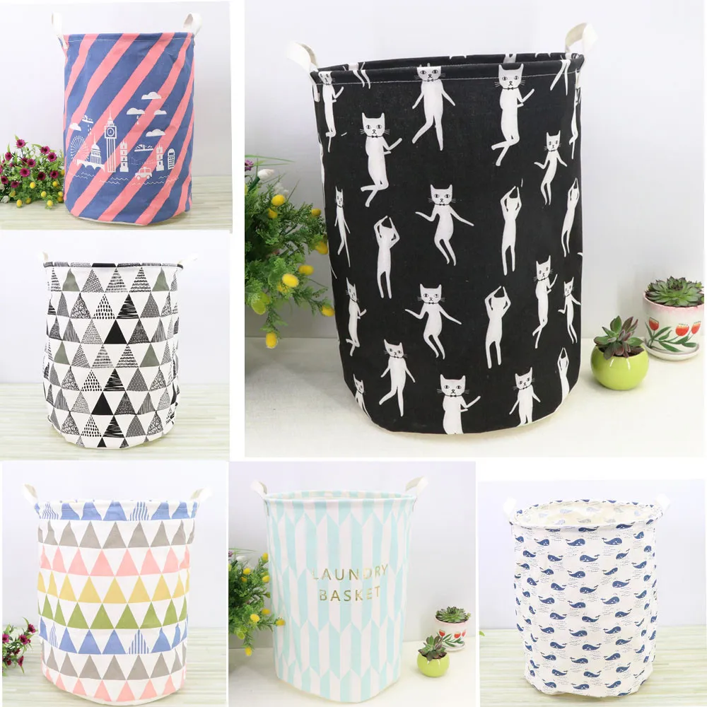 Buy Folding Storage Box Clothes Basket Storage Basket